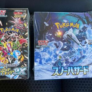 ポケモンカード　スノーハザード シャイニートレジャーex シュリンク付き　各1box