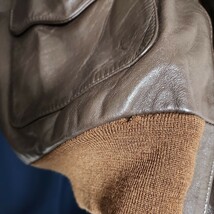 EASTMAN leather A-2 36 フライトジャケット 中古 イーストマン レザー_画像6