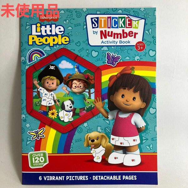 英語のワークブック/シールブック fisher-price LittlePeople知育本3歳から