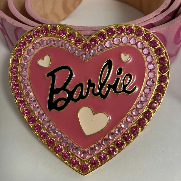 Barbie x Tarina ハートバックルのレザーベルト/Mサイズ/未使用品