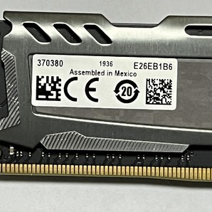 32GB（16GBｘ2枚）BALLISTIX DDR4-2666MHz 中古品の画像3