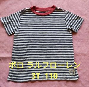 ポロ ラルフローレン 半袖Tシャツ ボーダー 3T 110 ボーダーTシャツ