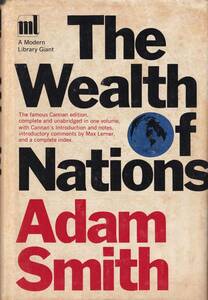 Adam Smith　The Wealth Of Nations　（諸国民の富・国富論）　A Modern Library Giant