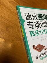 速成囲棋特別訓練 死活1000題 3段篇 詰碁集 囲碁 速成囲碁特別訓練_画像3