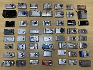 Canon キャノン Nikon ニコン CASIO カシオ Sony ソニー MINOLTA PENTAX LUMIX 等 コンパクトデジタルカメラ 56点 セット まとめ 4886