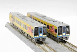 JR四国 2000系 高知車 ラッピング仕様 2123+2155 2両セット KATO改造 加工品 特急しまんと