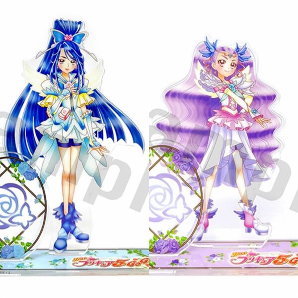 新品 全プリキュア展 アクリルスタンド アクア キュアアクア ミルキィローズ アクスタ 5gogo yes!プリキュア5gogo