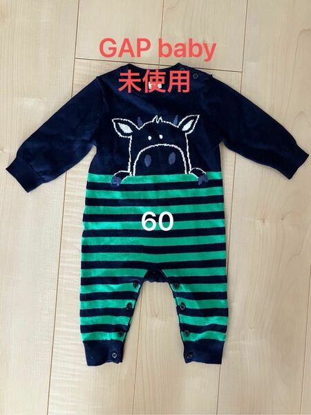 GAP baby コットンニットロンパース　60