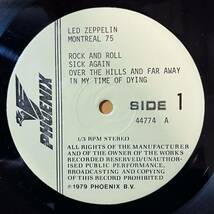 US盤 レッド・ツェッペリン Led Zeppelin 2LP / Montreal 75' 44774 LP レコード アナログ盤_画像2