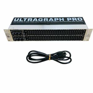 BEHRINGER Behringer graphic equalizer FBQ3102HD ULTRAGRAPH PRO 31HD operation verification ending 