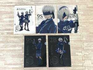NieR:Automata knee a AT ta× Lawson collaboration A4 clear file all 5 kind complete set Lawson clear file yoru is /YoRha