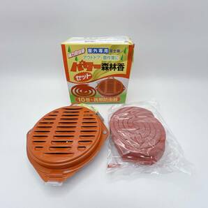 コダマ パワー森林香 10巻 携帯防虫器セット 屋外専用 アウトドア・農作業 強力防虫香 (OI0492)の画像1