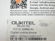 G50890 OUKITEL K9 64GB Android スマートフォン スマホ_画像7