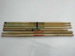 M51884 drum stick PROMARK/WINCENT together 6ps.@* scratch equipped 