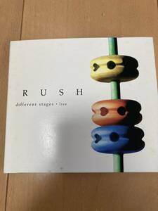 RUSH different stages live CD 2枚組