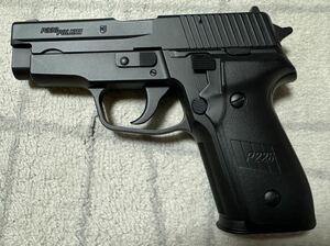 マルイ　SIG P228 エアコキ　パーティングライン消しサテン調マットブラック塗装