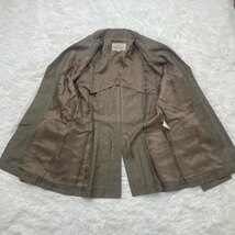 1円～　A-4　60　TRUSSARDI　トラサルディ　イタリア　サイズ40　テーラードジャケット ウール シルク20％ チェック ヴィンテージ レトロ　_画像7