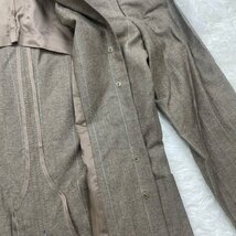 1円～　A-4　60　TRUSSARDI　トラサルディ　イタリア　サイズ40　テーラードジャケット ウール シルク20％ チェック ヴィンテージ レトロ　_画像9