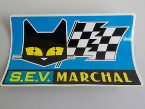 旧車 S.E.V MARCHAL マーシャル ステッカー ブルー　 昭和 レトロ オートアクセサリー