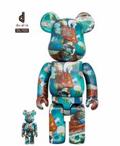 1円〜MEDICOM TOY ＊BE@RBRICK Boston Museum★Claude Monet LA JAPONAISE 【100％ & 400％】ベアブリック_画像1