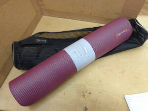 L21★YOGA MAT 6mm BALANCE yoga works バーガンディ★未開封