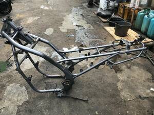  Kawasaki Balius ZR250A frame document have bend less from Osaka one pcs dismantlement 