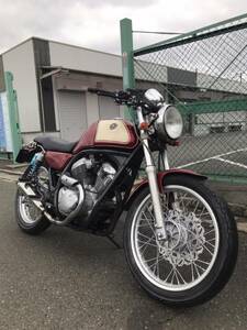 ヤマハ　SRV250　4DN　1987㎞　エンジン実働　250㏄　通勤・通学などに　書類あり 大阪より 売り切り