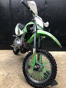 カワサキ　KLX110L　？㎞　エンジン実働　110㏄　モトクロス 山林 コンペモデル 大阪より 売り切り KLX KLE オフロード