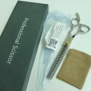 ☆彡Ｅ セニングシザーペット 超スピード切れ味 ハサミ 19ｃｍ ペット用 Professional Scissor 美品 中古品☆彡の画像1