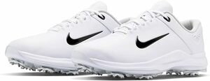 25cm●ナイキ NIKE AIR ZOOM TM 20 (W) 白 黒 エア ズーム タイガーウッズ ゴルフ ゴルフシューズ CI4509-100