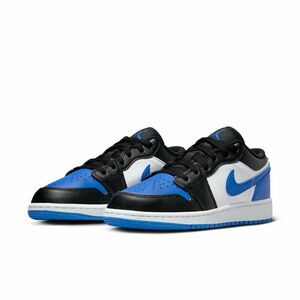 送料無料 23.5cm●NIKE ナイキ Jordan Brand Air Jordan 1 LOW GS エア ジョーダン AJ 553560-140 白 青 黒