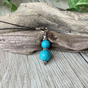  every day. safety. amulet strap / natural turquoise / Power Stone / natural stone 