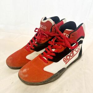 sparco Sparco Ray Gin g shoes driving shoes kb-4 size EUR41 USA 8 red black white [4