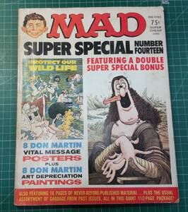 【洋書 雑誌】MAD SUPER SPECIAL NUMBER FOURTEEN DON MARTIN　●H3508