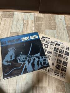 GRANT GREEN Idle Moments BLUE NOTE BST84154 NY STEREO EAR VAN GELDER刻印　Joe Henderson Bobby Hutcherson