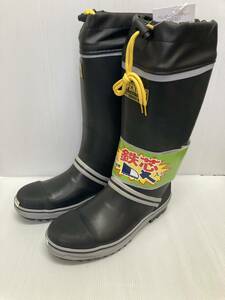 *. bargain * new goods!!.. rubber safety boots pen da- safety PSB-321 black 26.0. toes iron core entering put on footwear . with cover 