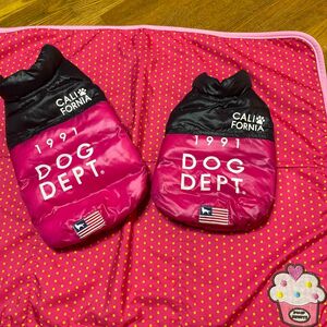 Dog dept リバーシブルダウンベスト