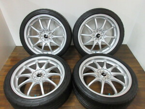 【送料無料・税込み】RAYS VolkRacing CE28N 18in7.5J+47 5穴PCD100 DL DZ101 225/40R18 86/BRZ/レガシィ 他