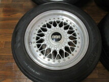 【送料無料・税込み】当時物！BBS RS RS032 15in6.5J+17 4穴PCD114.3 BS Playz PZ-1 195/60R15_画像2