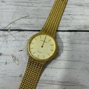 ♭R♭ Motive Decomo-tib deco Gold wristwatch MD-005 secondhand goods battery exchange necessary operation not yet verification ♭J-231013