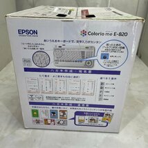 *OG* EPSON エプソン E-820 Colorio me カラリオミー 年賀状 宛名達人シリーズ コンパクトプリンター *M-240319_画像9