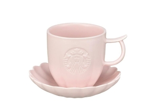 桜 韓国　スターバックス(Starbucks)ブロッサム マグ ＆ プレート セット 200ｍl　新品