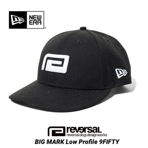 リバーサル × NEW ERA■送料込■限定 BIGMARK ローキャップ■黒■カーブバイザー ニューエラ REVERSAL 格闘技 トレーニング ブレイブジム