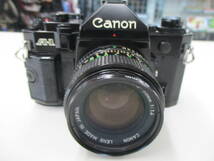 (Y)ジャンク不動品：Canon A-1 本体 Black + CANON LENS FD 50㎜ 1:1.4_画像3