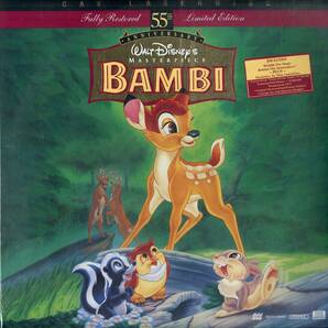 B00167841/LD2枚組/「バンビ Bambi: 55th Anniversary Limited Edition 1942 (1997年・9505-CS)」の画像1