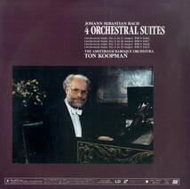B00178033/LD/トン・コープマン「バッハ 管弦楽組曲 (全曲) Bach: 4 Orchestral Suites-Ton Koopman (1991年・PLLC-5009)」_画像2