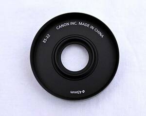 [ ultimate beautiful goods ] Canon Canon lens hood ES-22 EF-M 28mm f3.5 Macro IS STM lens for lens hood 