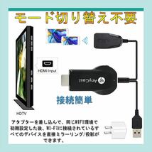 hdmiミラーキャスト ワイヤレス 【最新型改良】 phone&Android_画像5