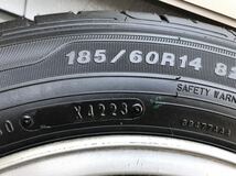 AE86 レビン トレノ　14インチ　6J 114.3 トムス　井桁　185/60r14 ほぼ新品タイヤ　4本　_画像10