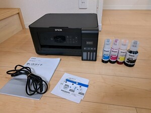 EPSON エプソン EW-M571T インクジェットプリンター 複合機 プリンター エコタンク搭載モデル　純正インク付き　使用回数少ない